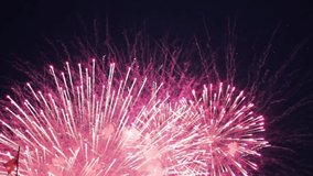 fireworks pink green  colorful celebration  festival close  multicolored lights - Powered by Shutterstock - Get 15% off with code: PIKWIZARD15