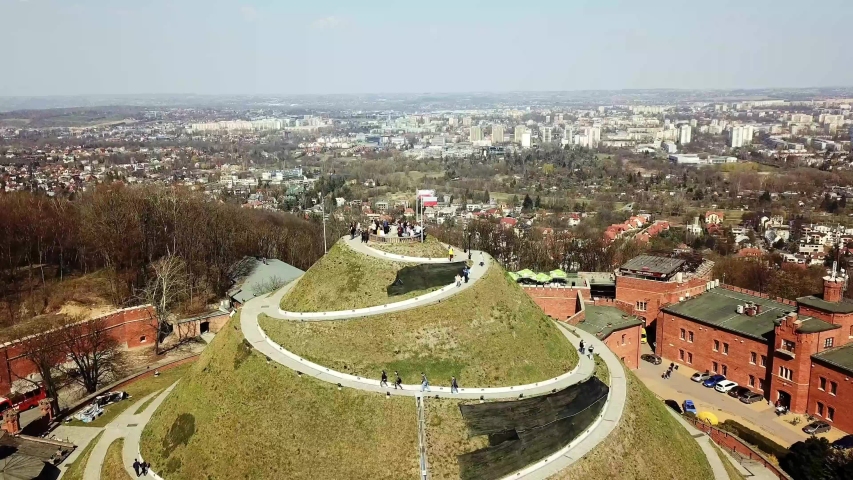 Town of Blue Mounds from the Tower landscape image Free stock photo