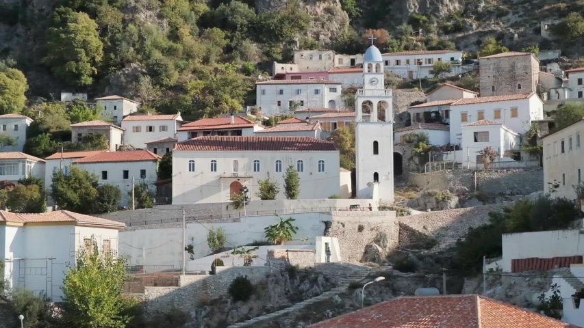 Dhermi village along the Albanian Riviera