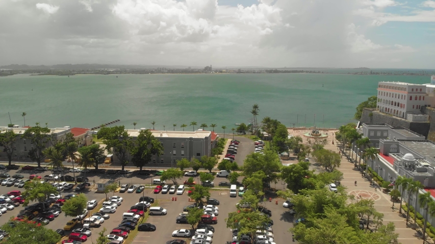 Old San Juan, Puerto Rico  Aerial view of the Old San Juan, Puerto Rico