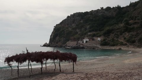 Livadhi Beach on the Albanian Riviera or the Albania Coast.