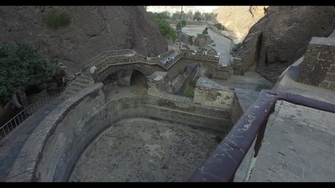 Aden tanks ( Al-Tawila tanks)  in Kreiter cityYemen . This Uunique architecture was built since the fifteentht century BC in order to drainage water and avoid the risk of flooding .
 