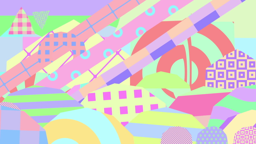 Video Creative Background with Geometric」の動画素材（ロイヤリティ 