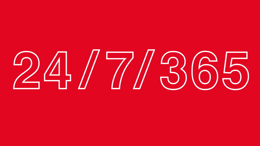 24 7 365 Always On, 스톡 동영상 비디오(100% 로열티 프리) 1032470648 | Shutterstock