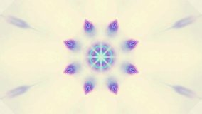 Colorful dynamic futuristic dreamy shimmering particle background. Loopable meditation video good for any project.
