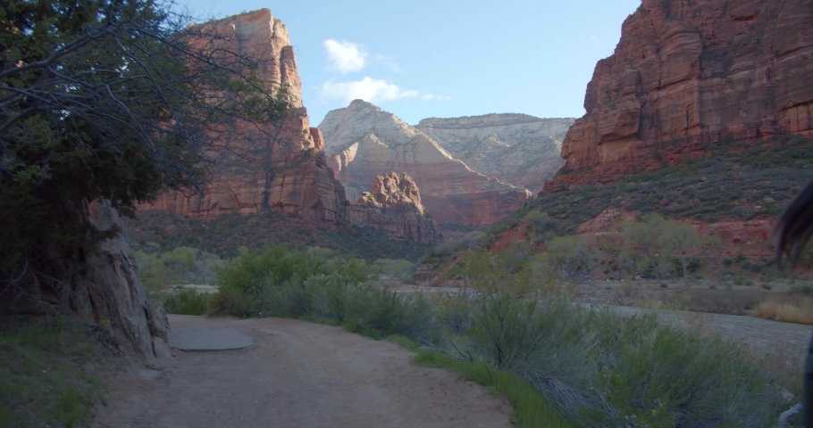 Zion National Park, Zion Canyon Utah by Handheld Shot