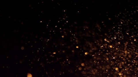 4k Natural Organic Dust Particles Floating Stock Footage Video (100% ...