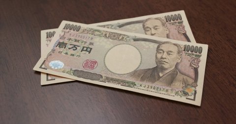 Japan Jpy One Million Stock Footage Video 100 Royalty Free 1022580442 Shutterstock