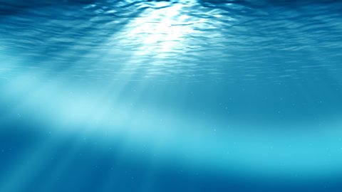 Dark Blue Ocean Surface Seen Underwater Stock Illustration 582300589 ...