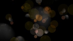 New Year metallic 2020 abstract dark bokeh motion background. Video animation Ultra HD 4K 3840x2160