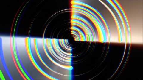 shiny rainbow color glitch rotating lines drops background animation New quality universal motion dynamic animated technological colorful joyful dance music video 4k 60p stock video footage
