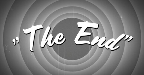 Digital Animation Fin Text Appearing Middle Stock Footage Video 100 Royalty Free Shutterstock