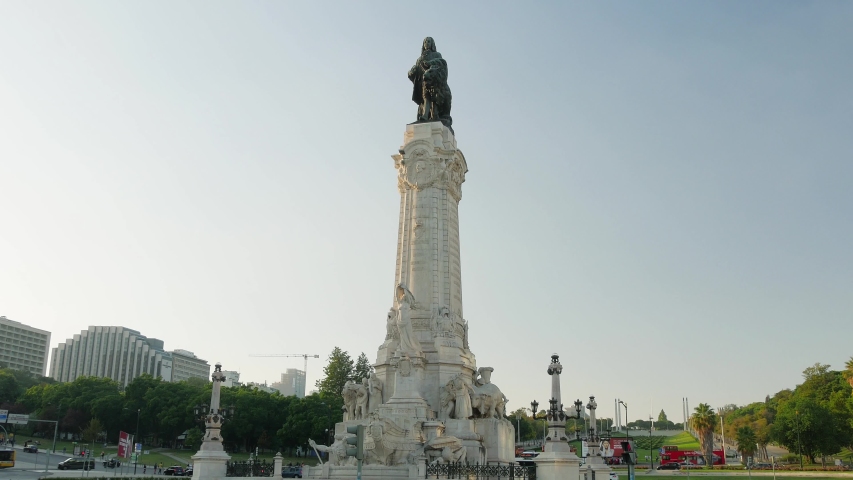 Architectural monument in Lisbon, Portugal
