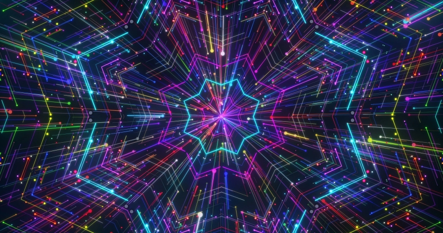 Colorful Line Particles Background. Vj Line Particles Background 4K. Vj Colorful Line Bakcground Loop.