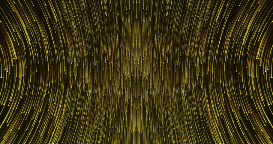 Gold Line Particles Background. Golden Line Background 4K. Golden Line Bakcground Loop.