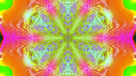 Hypnotizing Pattern Flare Iridescent Background Looped Stock Footage ...