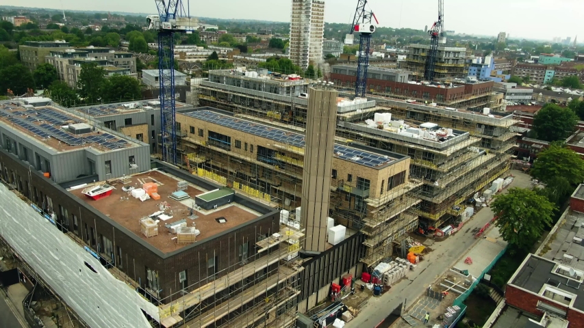 Top view of building under Construction