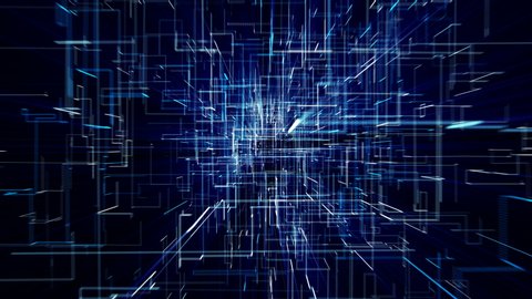 4k Futuristic Technological Abstract Motion Background Stock Footage ...