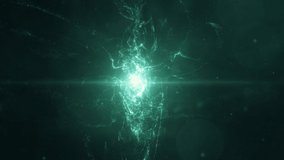 Abstract Organic Particle Energy Anomaly Floating In 3D Space - CAM 1 - Powered by Shutterstock - Get 15% off with code: PIKWIZARD15