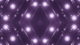 Disco spectrum lights concert spot bulb. Abstract motion background in violet colors, shining lights. Bright flood lights flashing. UHD 4k 4096.  Seamless loop. More sets footage in my portfolio.