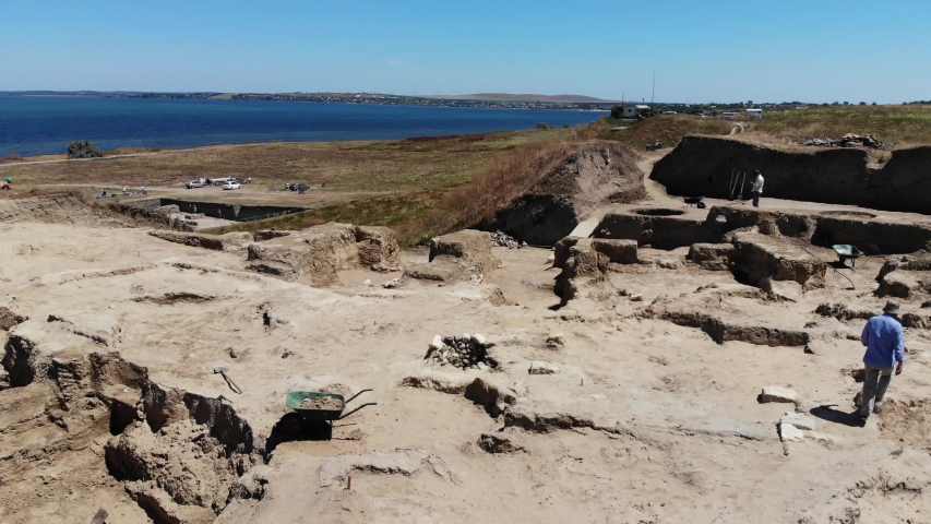 archaeological site in Kuban in 2019