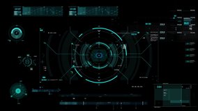 Circle hud head up display interface target pointer element for futuristic cyber technology concept with dark and grain processed - Powered by Shutterstock - Get 15% off with code: PIKWIZARD15