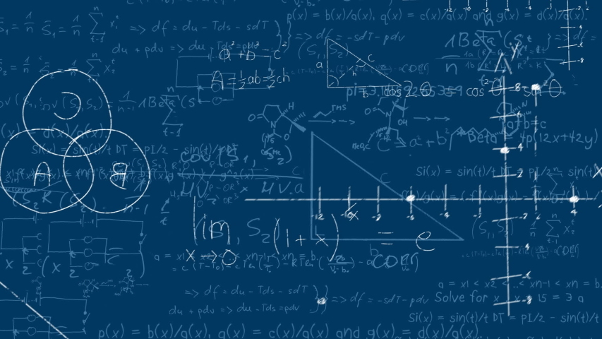 Digital Animation Of Mathematical Equations Stock Footage Video 100 Royalty Free 1032817388 Shutterstock