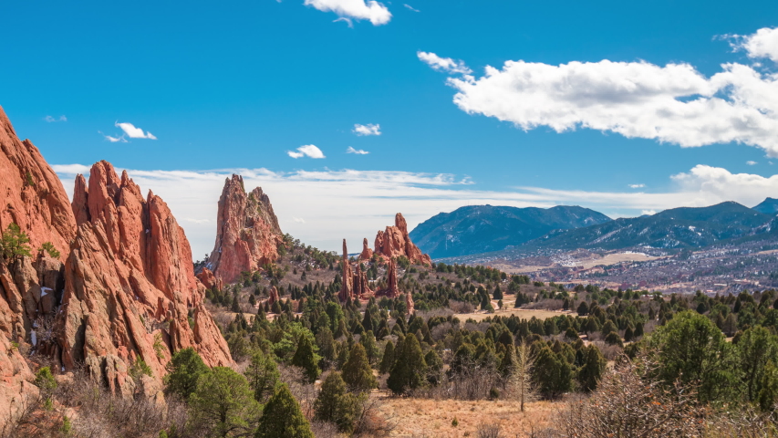 Scenic View of the Garden at Garden of the Gods, Colorado image - Free ...