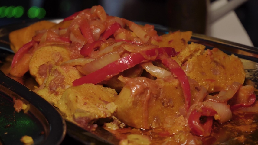 Tamales on a try, cuban cooking