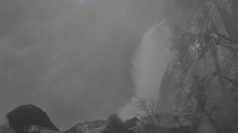 Close-Up of Lower Yosemite Falls