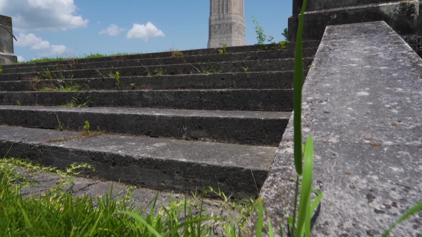 Main staircase to the San Jacinto Monument Houston, Texas