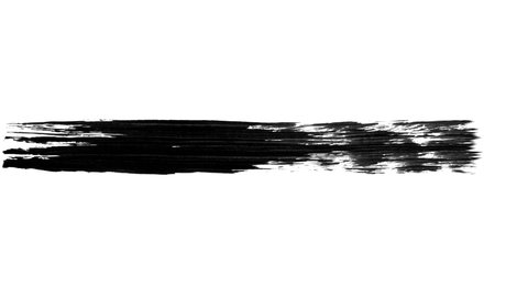 Set of 21 animated paint brush strokes. Abstract 4k UHD black and white templates for masks.