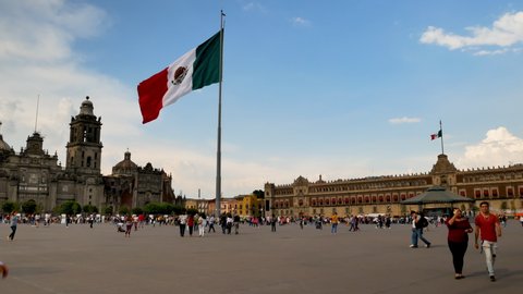 Panoramic View Zocalo Cathedral Mexico City Stock Photo (Edit Now ...