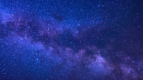 組版の空を置き換えるための天の川の背景に星のようにカラフルな夜空と夜空 の動画素材 ロイヤリティフリー Shutterstock