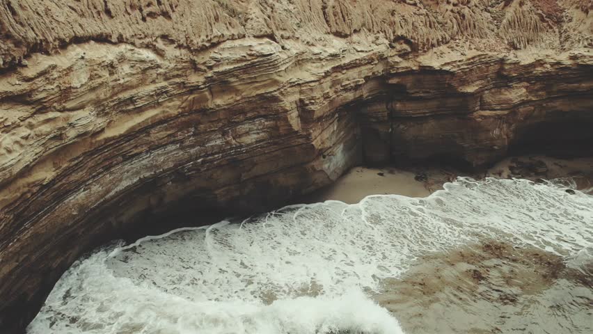exotic tropical cave on a beach island 