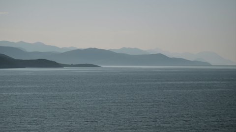 Beautiful landscape of a meditarranean coast