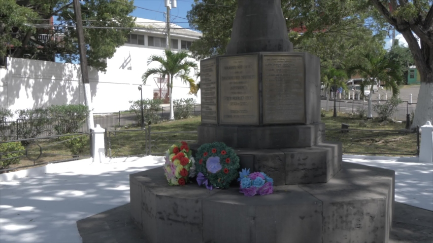 Memorial Cross near Recreation Ground, St. John