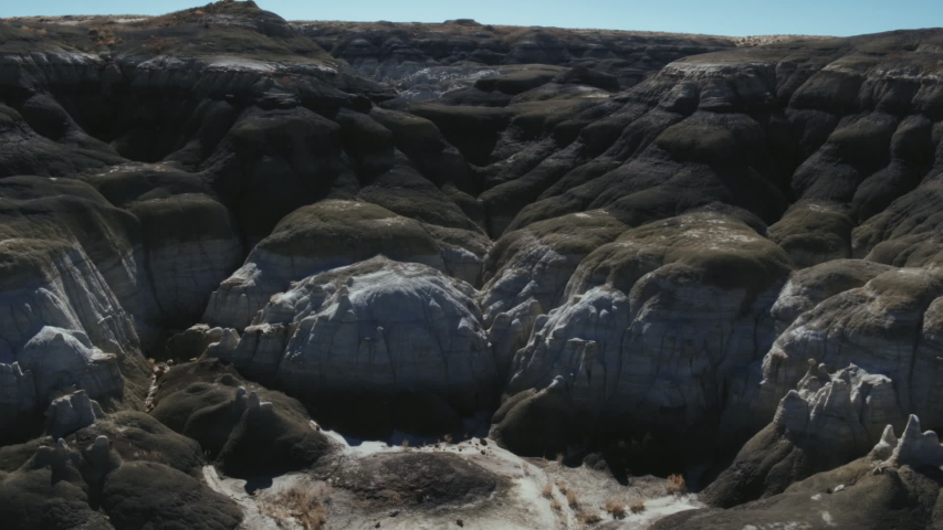 Harsh rocky landscape, Bisti Badlands, New Mexico, United States,