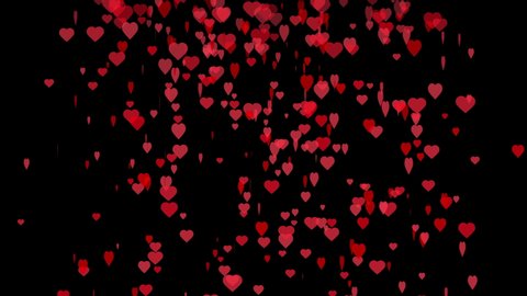 Hearts Motion Background Seamless Loop Animated Stock Footage Video ...