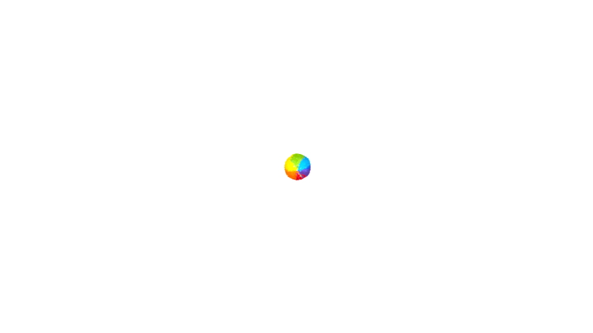 Color Burst iridescent multicolored colorful rainbow smoke powder explosion fluid ink particles slow motion alpha matte isolated on white | Shutterstock HD Video #1033137380
