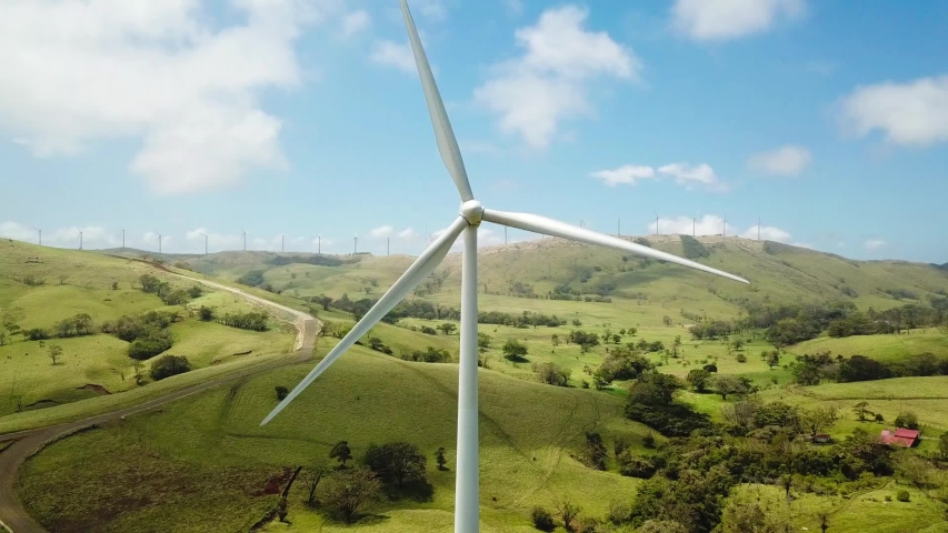 Power Generating Windmills, Costa Rica | Shutterstock HD Video #1033154285