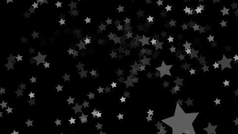 Black background with moving stars
