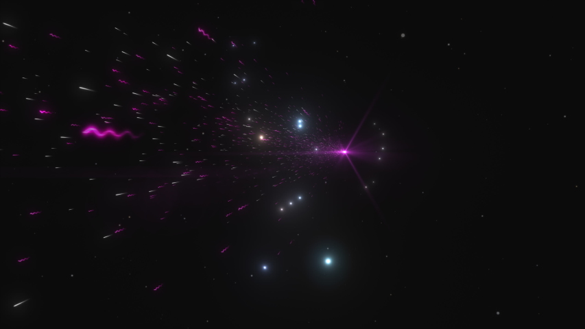 Blazar Neutrino Animated Model. Nasa Public Domain Imagery Royalty-Free Stock Footage #1033268258