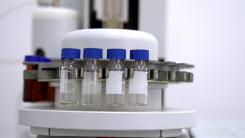 laboratory spectrometer close up, medical laboratory equipment, Equipment for laboratory research, Modern laboratory equipment