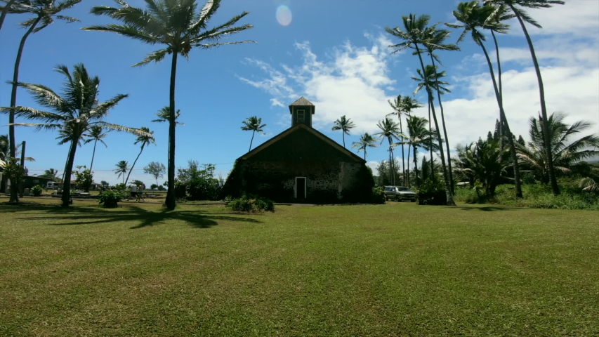 Beautiful church in Hanalei, Hawaii