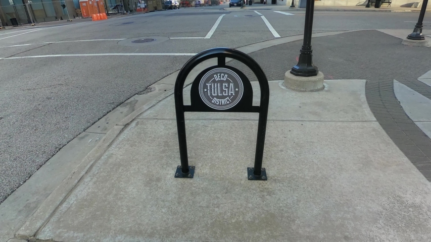 Tulsa, OK Art Deco District. Circle pan from Deco District Sign up and sweep across buildings.