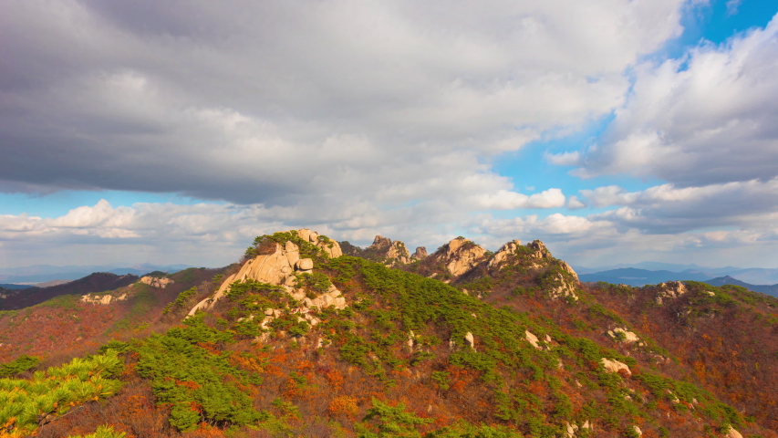 Mountaintop landscape in Seoul, South Korea image - Free stock photo ...