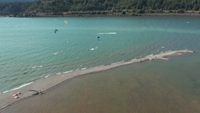 KITEBOARDING IS THE closest most of us humans will ever get to flying, and the Columbia River Gorge, a chasm lined with luscious evergreen forests, waterfalls, and cliffs on the Washington-Oregon 