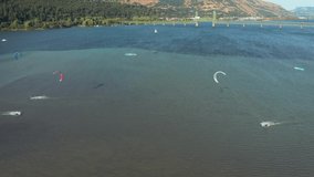 KITEBOARDING IS THE closest most of us humans will ever get to flying, and the Columbia River Gorge, a chasm lined with luscious evergreen forests, waterfalls, and cliffs on the Washington-Oregon 