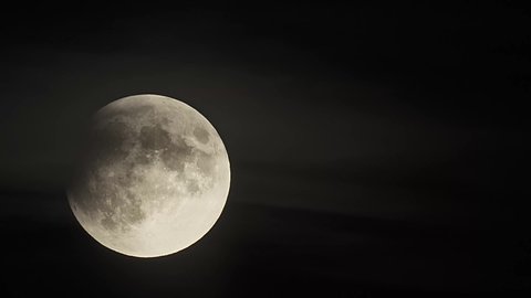 Partial Lunar Eclipse, Realtime At 1260mm